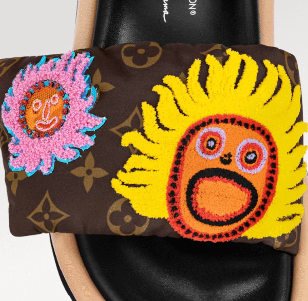 LV x YK Pool Pillow Flat Comfort Mule - Image 3