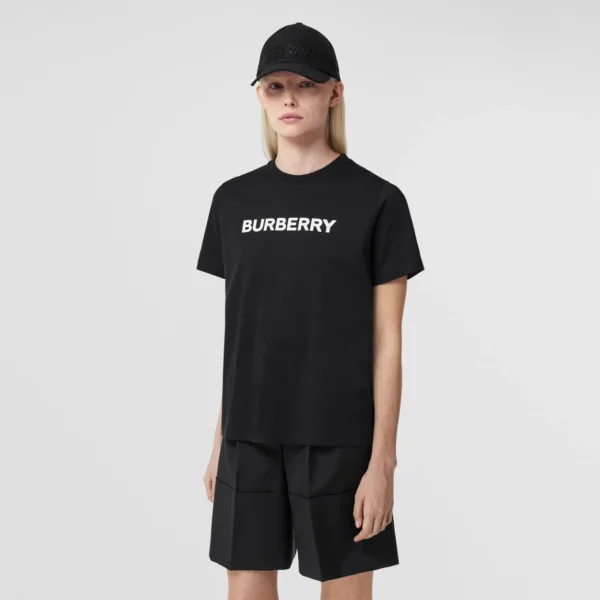 Burberry Logo Print Cotton T-shirt - Image 3
