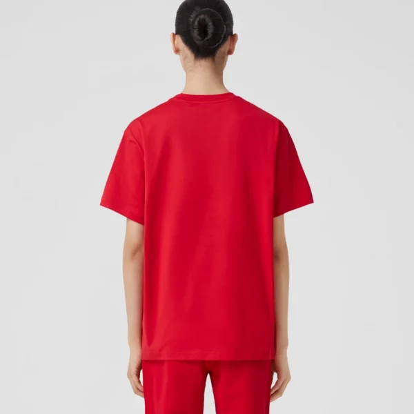 Rabbit Print Cotton T-shirt - Image 4