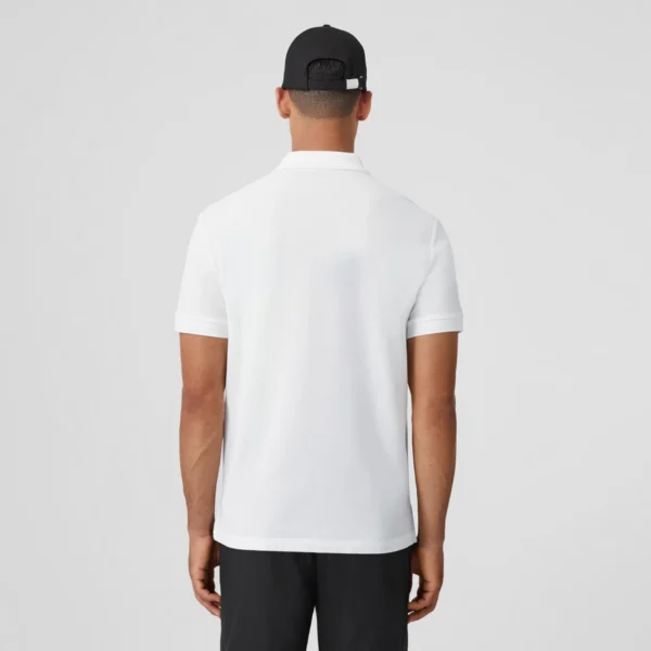 Men's Monogram Motif Cotton Piqué Polo Shirt - Image 4