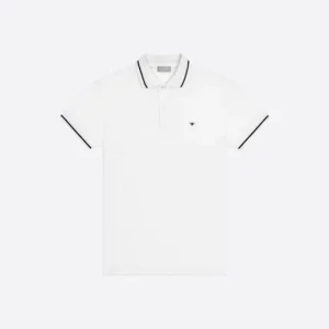 DIOR POLO SHIRT WITH BEE EMBROIDERY