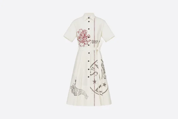 DIOR SHIRT DRESS WITH BELT
