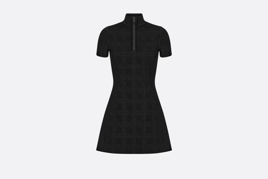 DIOR MACROCANNAGE SHORT DRESS