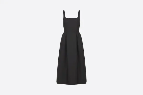 DIOR BELTED MID-LENGTH DRESS