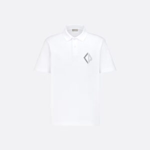 DIOR CD DIAMOND RELAXED-FIT POLO SHIRT