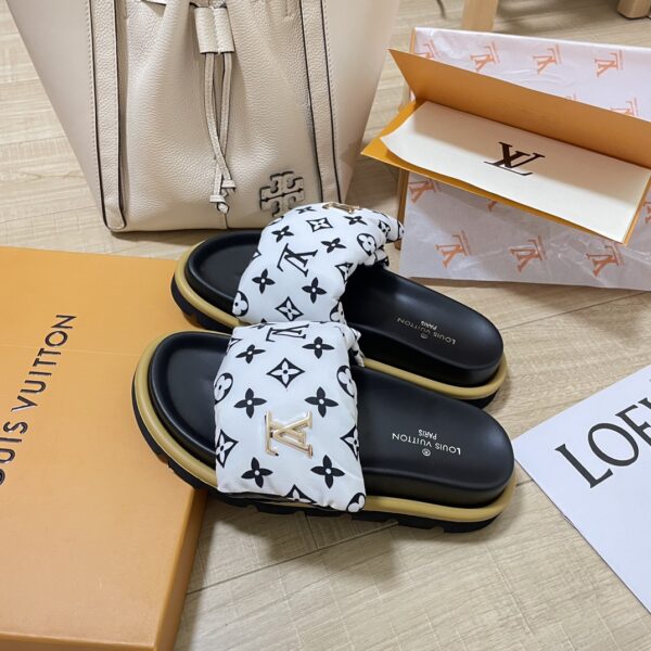 LV Pool Pillow Flat Comfort Mule - Image 11