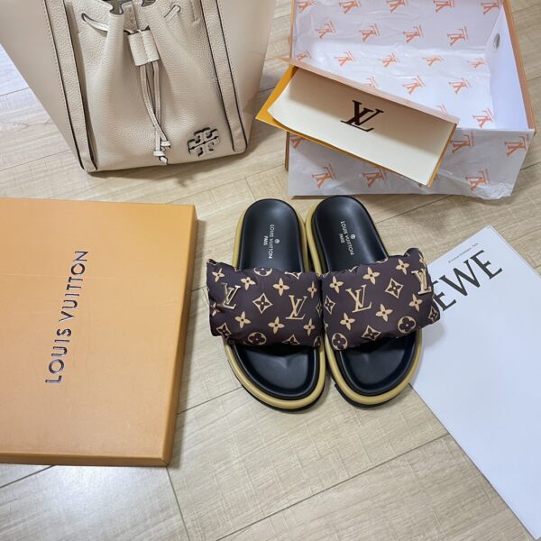 LV Pool Pillow Flat Comfort Mule - Image 8