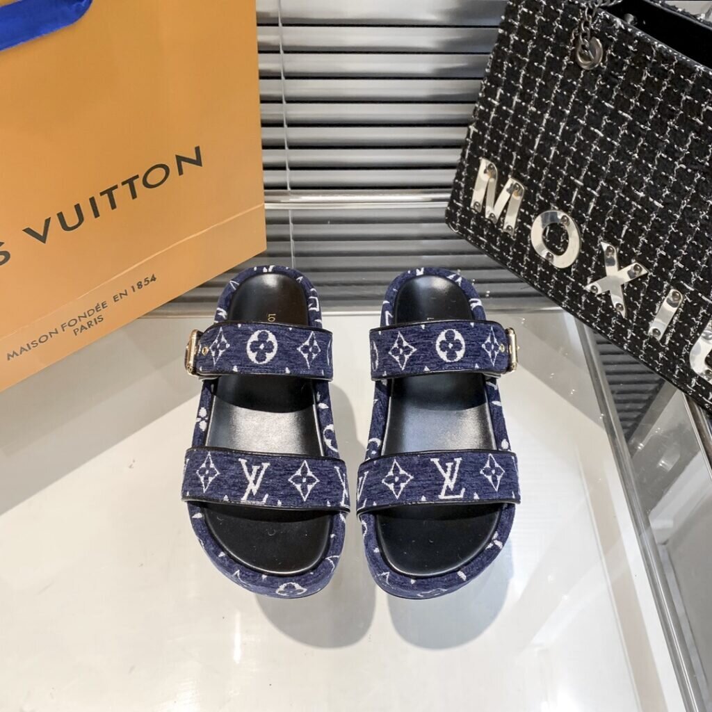 LV Platform Comfort Mules