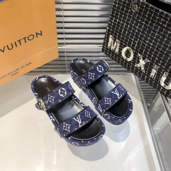 LV  Platform Comfort Mules - Image 17