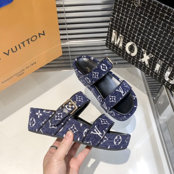 LV  Platform Comfort Mules - Image 16