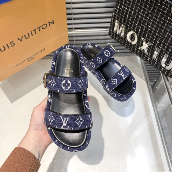 LV  Platform Comfort Mules - Image 12