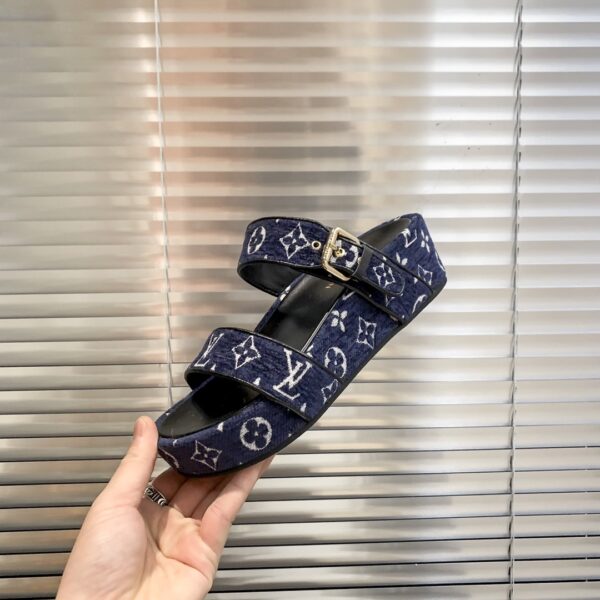 LV  Platform Comfort Mules - Image 11