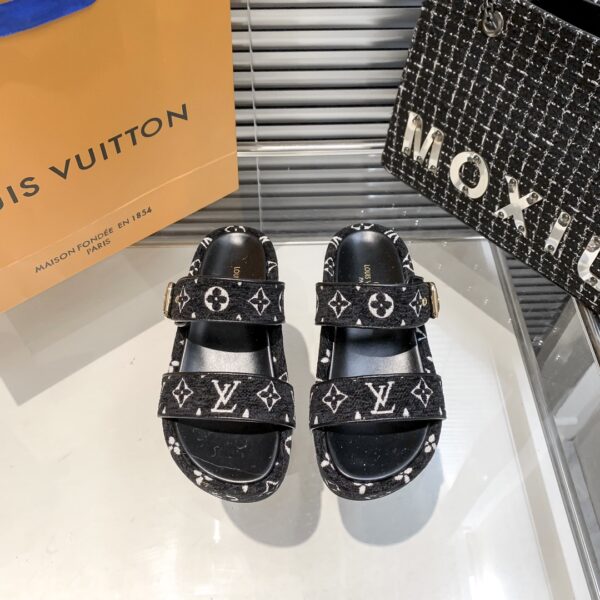 LV  Platform Comfort Mules - Image 10