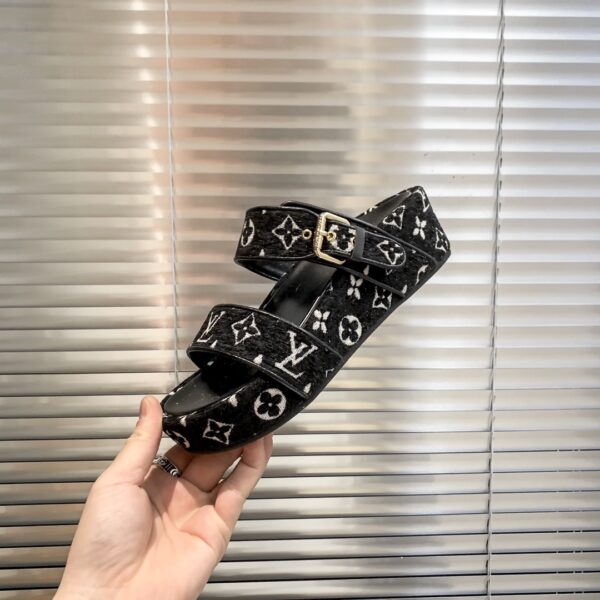LV  Platform Comfort Mules - Image 9