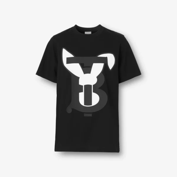 Rabbit Print Cotton T-shirt - Image 5