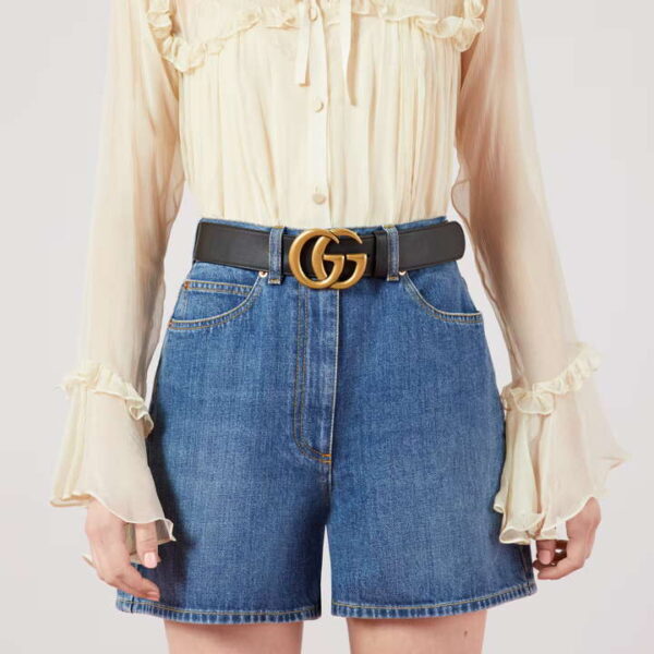 2015 Re-Edition wide leather belt - Image 3