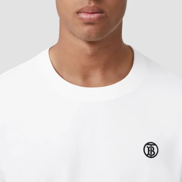 Men's Monogram Motif Cotton T-shirt - Image 6