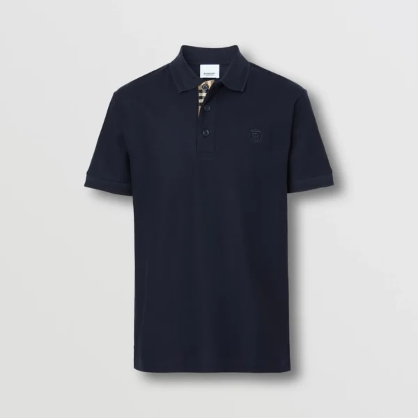 Men's Monogram Motif Cotton Piqué Polo Shirt - Image 17