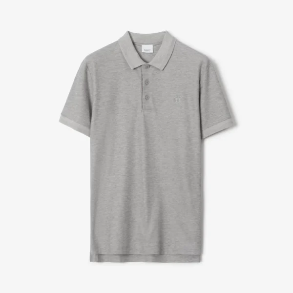 Men's Monogram Motif Cotton Piqué Polo Shirt - Image 5