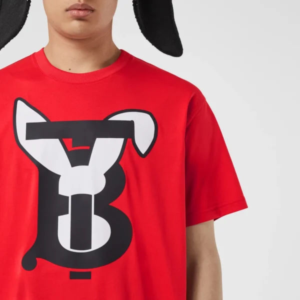 Men's Rabbit Print Cotton T-shirt - Image 2