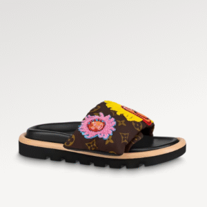 LV x YK Pool Pillow Flat Comfort Mule