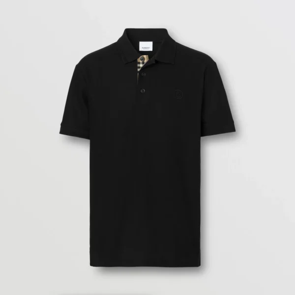 Men's Monogram Motif Cotton Piqué Polo Shirt - Image 13