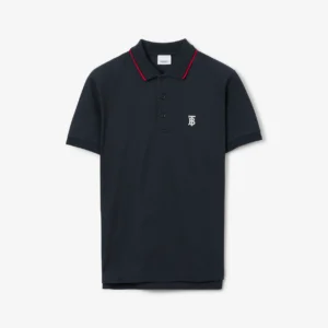 Men's Icon Stripe Placket Cotton Piqué Polo Shirt