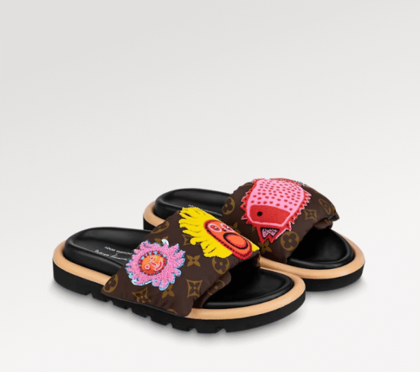 LV x YK Pool Pillow Flat Comfort Mule - Image 5