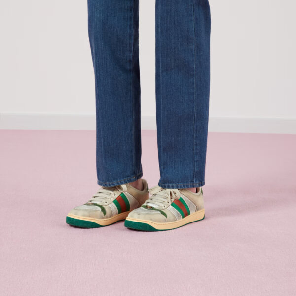 GUCCI Women's Screener leather sneaker - Image 6