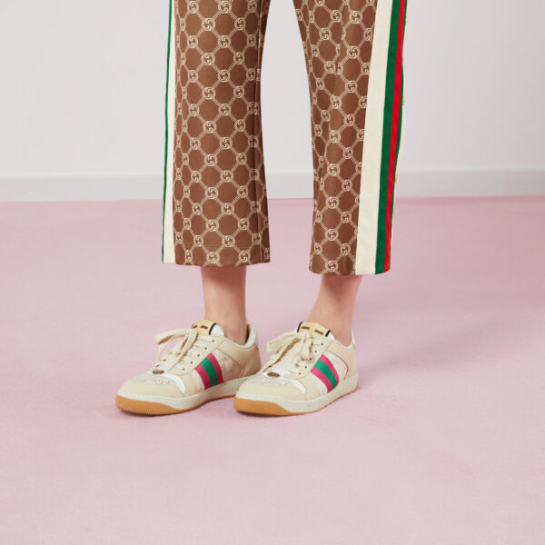 GUCCI Women's Screener sneaker with Web - Image 3