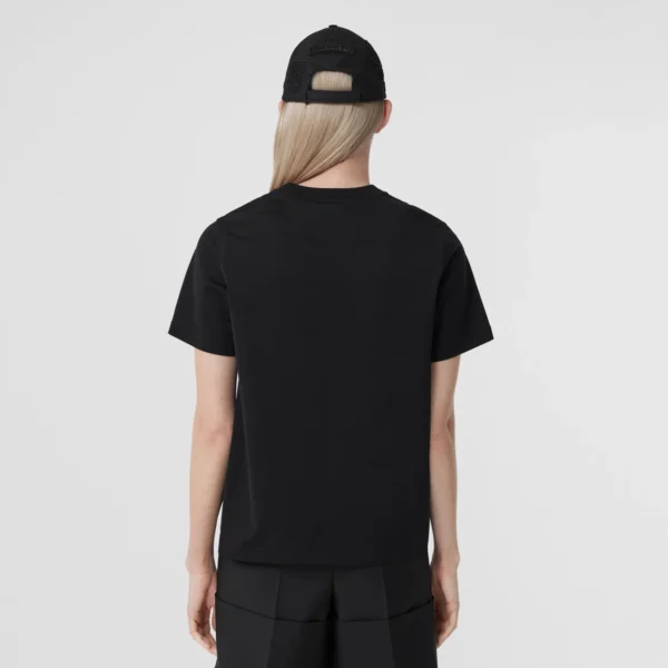 Burberry Logo Print Cotton T-shirt - Image 4