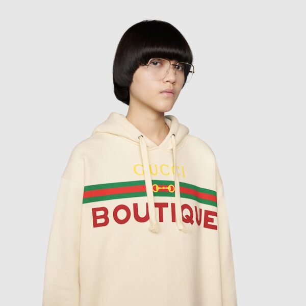 GUCCI BOUTIQUE PRINT SWEATSHIRT - Image 5