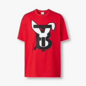 Men's Rabbit Print Cotton T-shirt