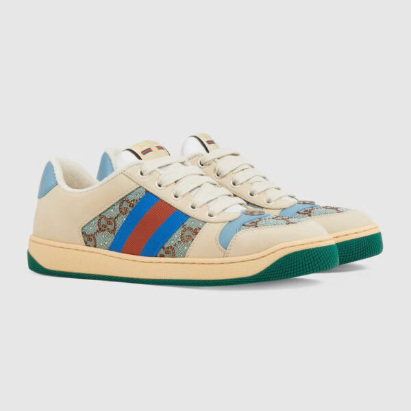 GUCCI Women's Screener sneaker with crystals - Image 2