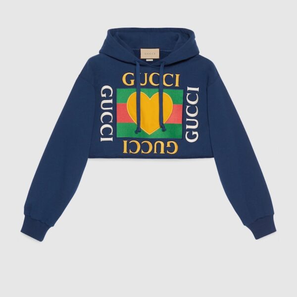 Gucci COTTON JERSEY HOODED SWEATSHIRT