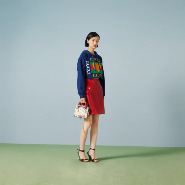 Gucci COTTON JERSEY HOODED SWEATSHIRT - Image 2