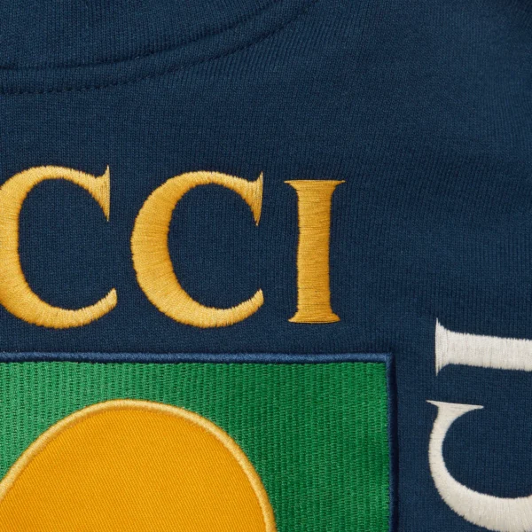 Gucci COTTON JERSEY HOODED SWEATSHIRT - Image 4