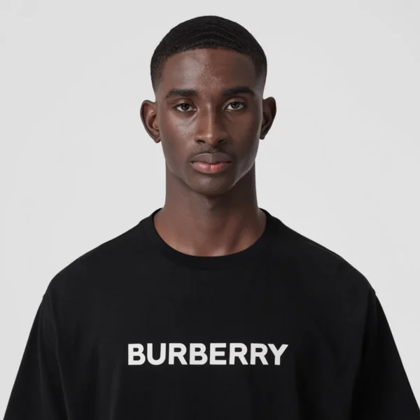 Men's Logo Print Cotton T-shirt - Image 2