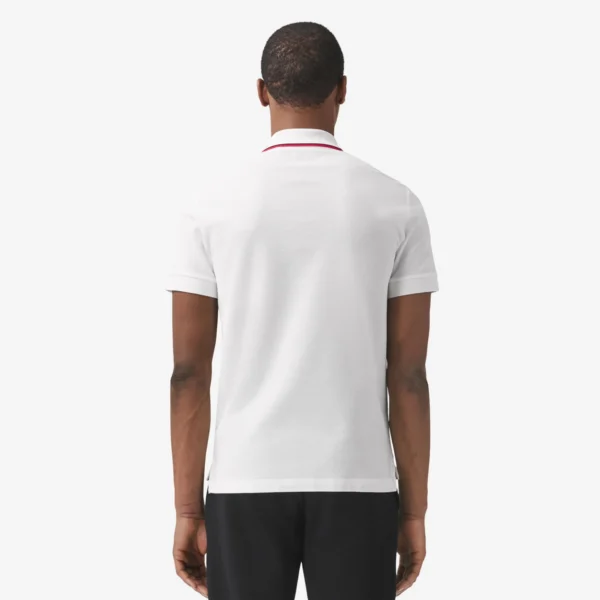 Men's Icon Stripe Placket Cotton Piqué Polo Shirt - Image 11