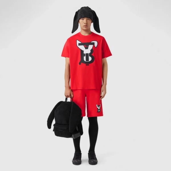 Men's Rabbit Print Cotton T-shirt - Image 3