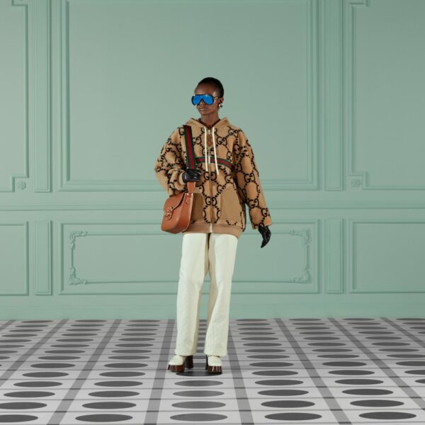 Gucci MAXI GG WOOL JERSEY JACKET - Image 2
