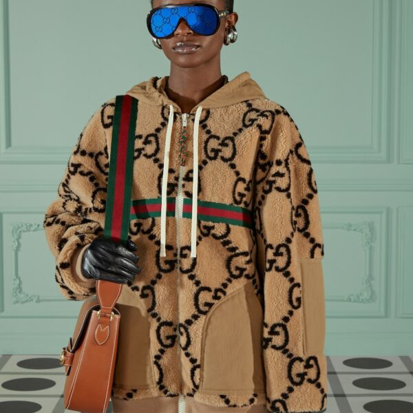 Gucci MAXI GG WOOL JERSEY JACKET - Image 3