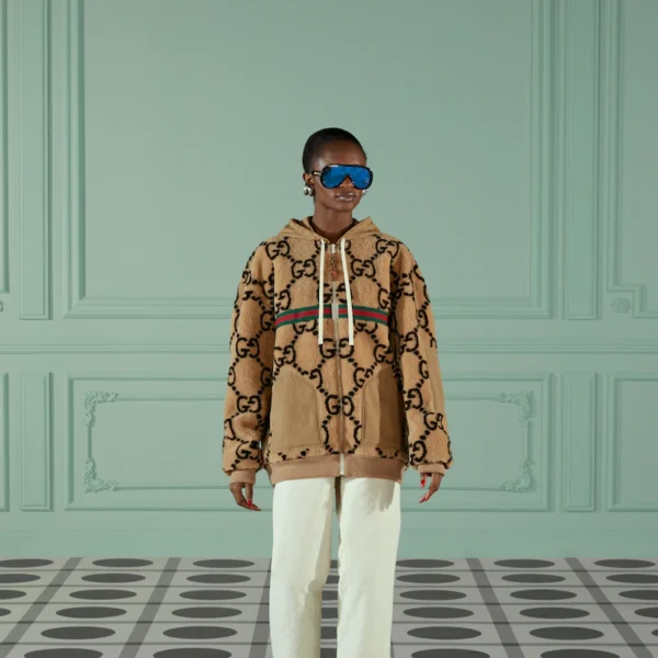 Gucci MAXI GG WOOL JERSEY JACKET - Image 5