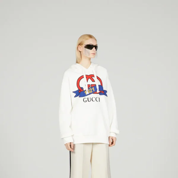 Gucci INTERLOCKING G 1921 PRINT SWEATSHIRT - Image 5