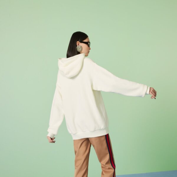 Gucci COTTON JERSEY HOODED SWEATSHIRT - Image 6