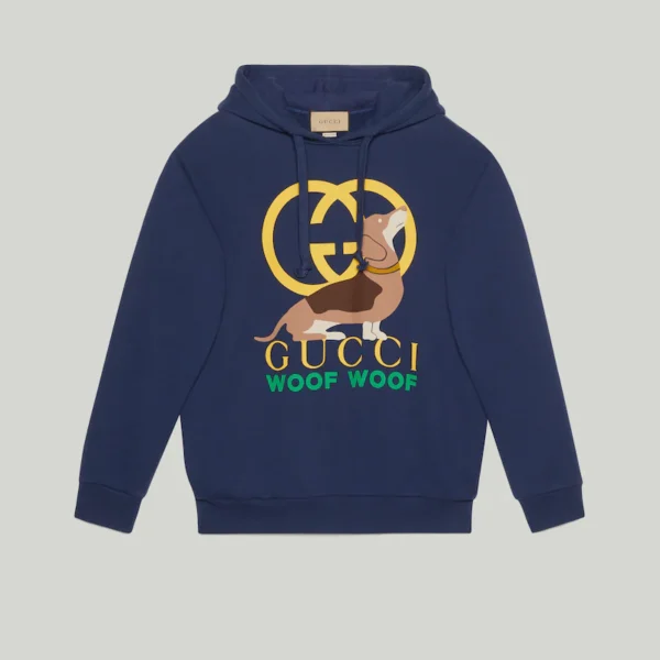 'GUCCI WOOF WOOF' PRINT SWEATSHIRT