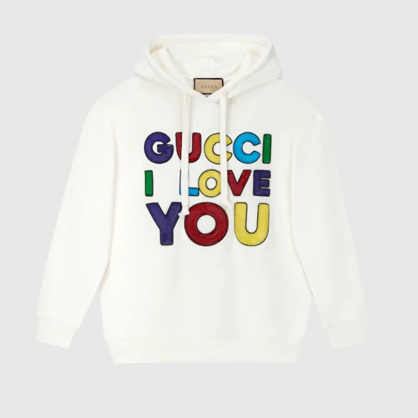 Gucci COTTON JERSEY SWEATSHIRT WITH EMBROIDERY