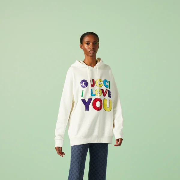 Gucci COTTON JERSEY SWEATSHIRT WITH EMBROIDERY - Image 5