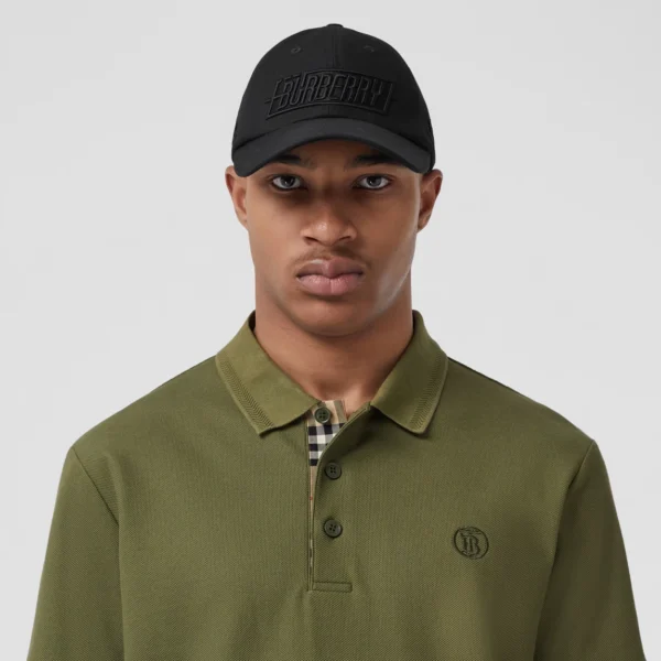 Men's Monogram Motif Cotton Piqué Polo Shirt - Image 10