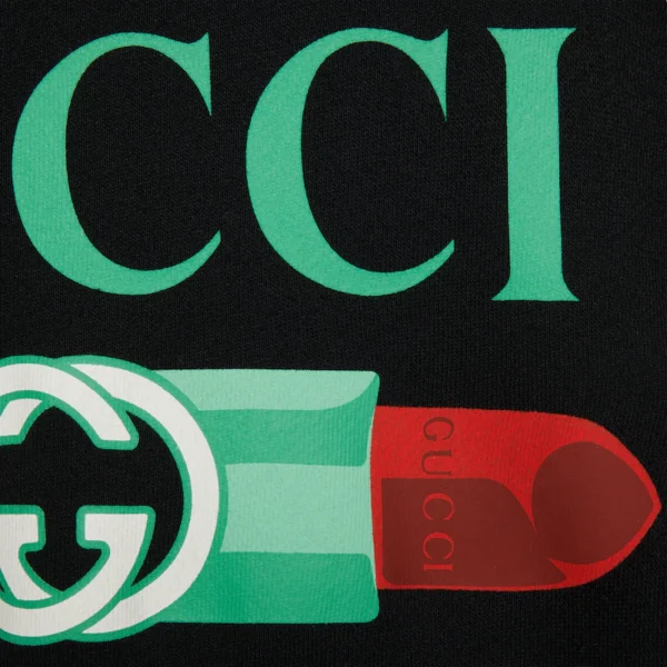 GUCCI COTTON JERSEY HOODED SWEATSHIRT - Image 4